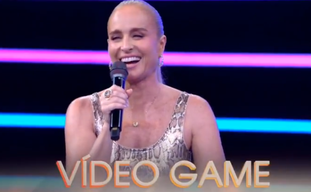 Angélica no programa Video Show, especial de 60 anos da TV Globo
