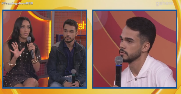 Eva, João Gabriel e João Pedro no Prêmio gshow BB 25