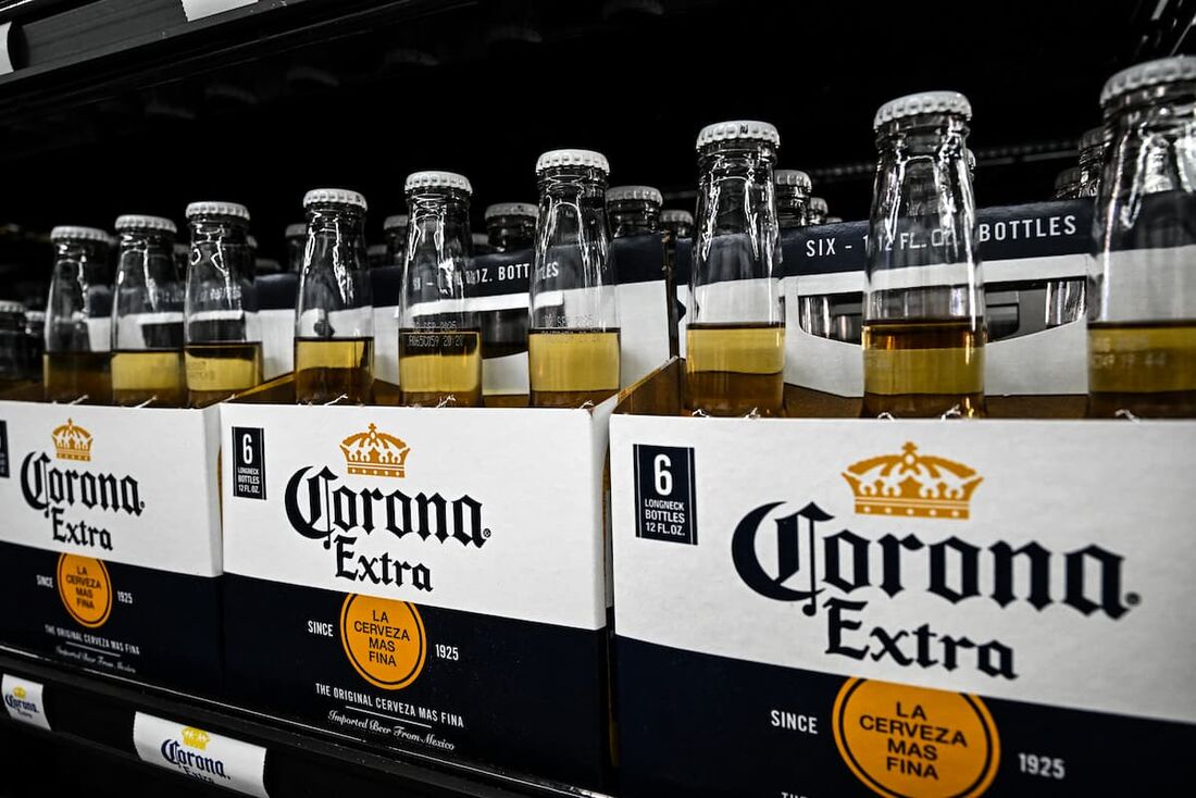 As cervejas Corona e Modelo, importadas do México