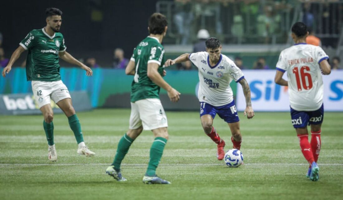 Bahia venceu o Palmeiras no Allianz Parque, em São Paulo (SP)