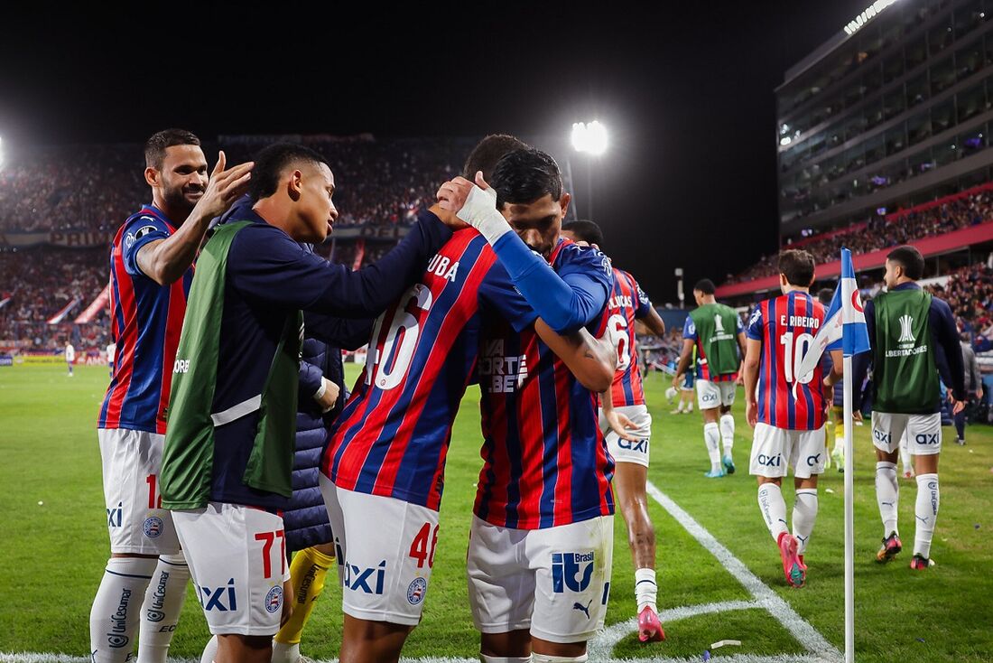 Bahia celebra vitória na Libertadores