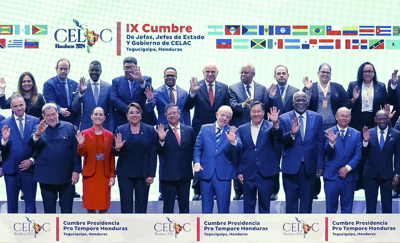 Presidente da República, Luiz Inácio Lula da Silva, durante sessão de Abertura da 9ª Reunião de Cúpula de Chefes de Estado da CELAC. Banco Central de Honduras - Salão Dr. Juan Manuel Gálvez.