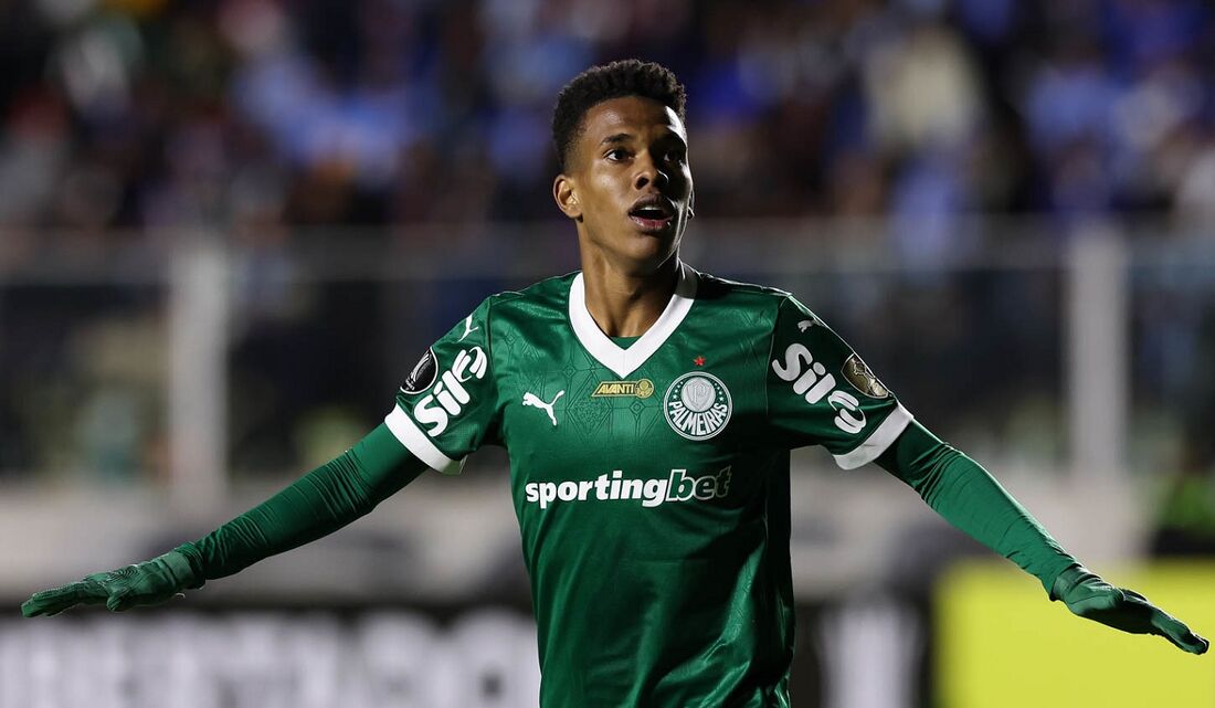 Estêvão, atacante do Palmeiras