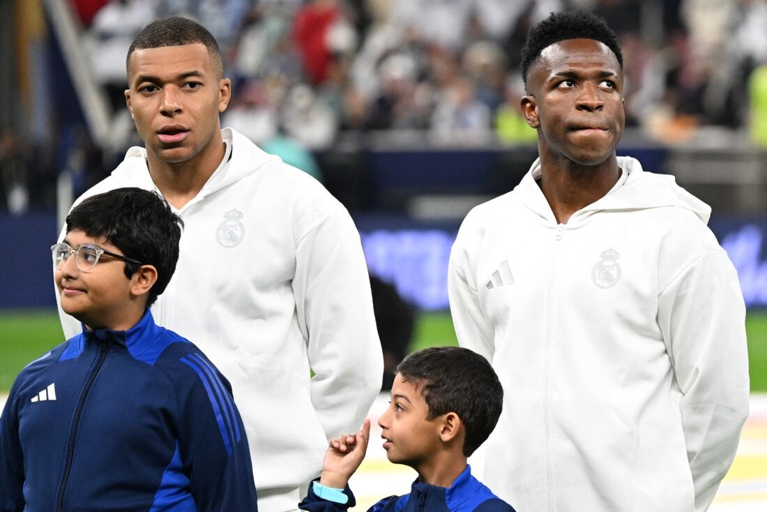 Mbappé e Vini Jr.