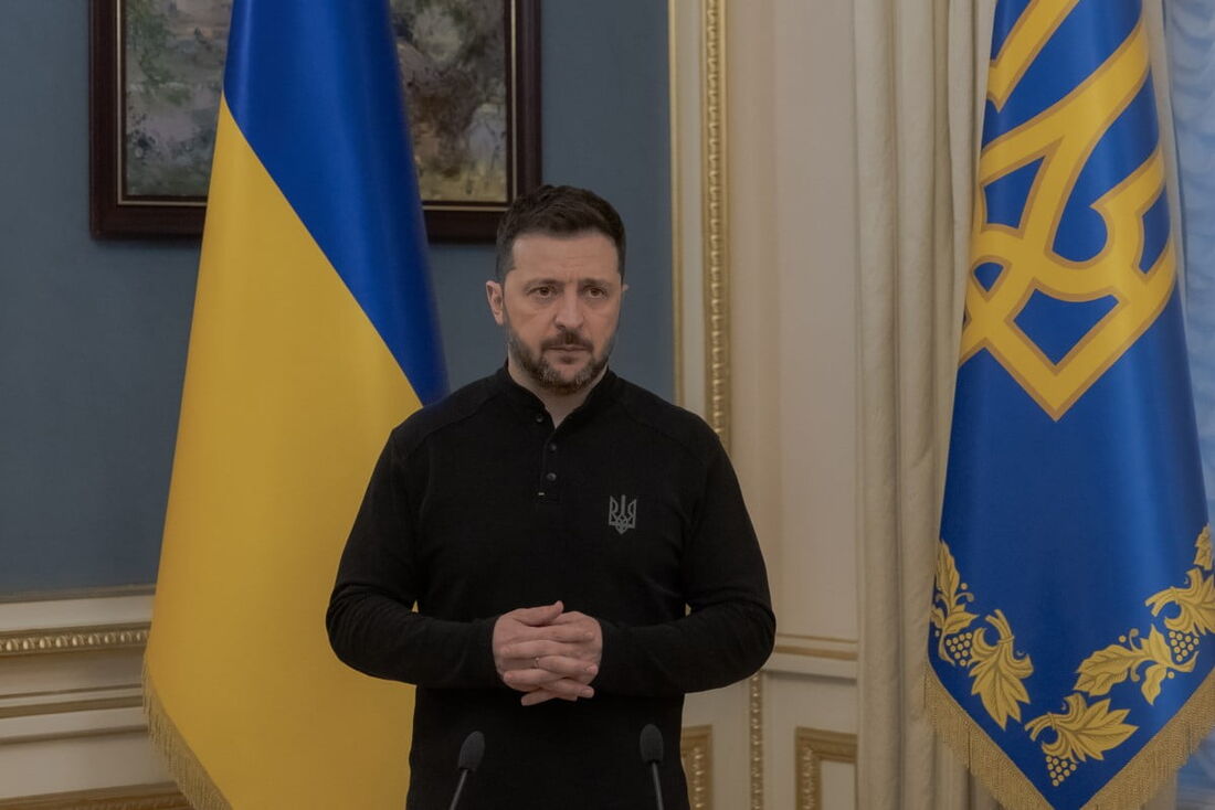 Volodymyr Zelensky, presidente da Ucrânia