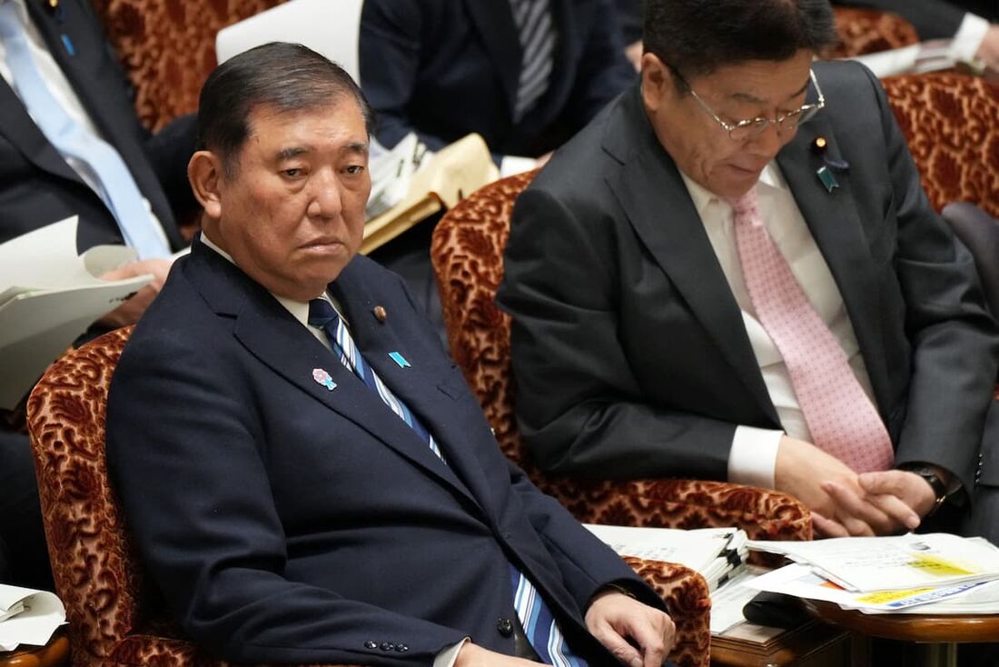O primeiro-ministro do Japão, Shigeru Ishiba