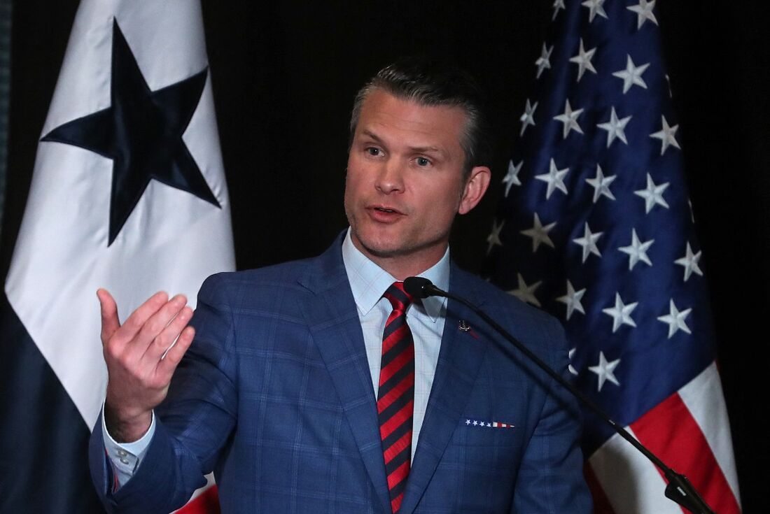 O Secretário de Defesa dos EUA, Pete Hegseth