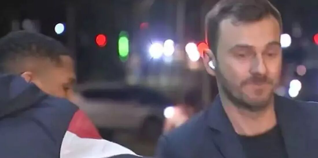 Jornalista Igor Calian, da TV Band, foi alvo de uma tentativa de furto neste sábado, 19