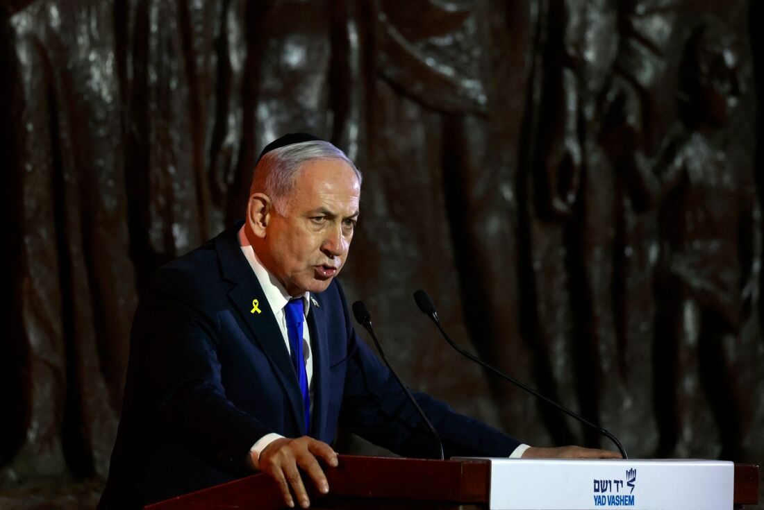 Primeiro-ministro israelense, Benjamin Netanyahu