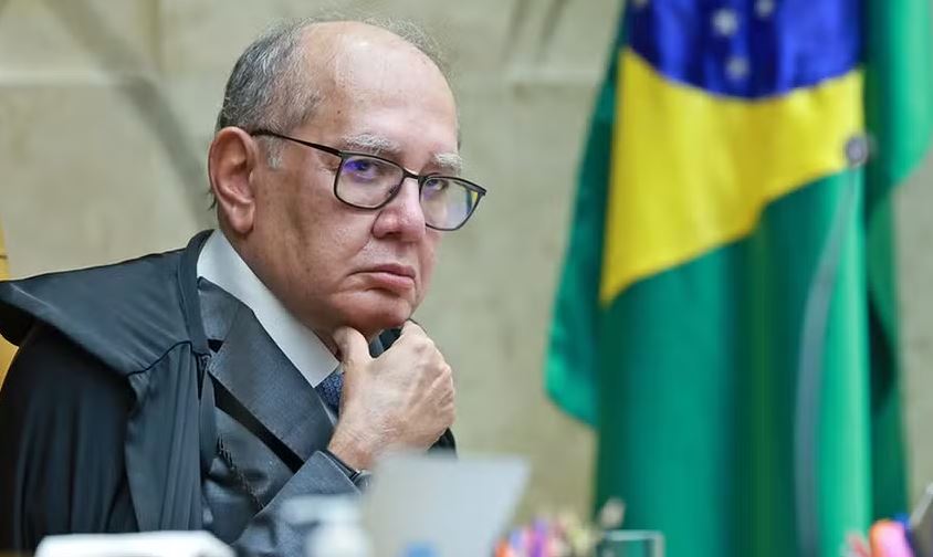 O ministro Gilmar Mendes, durante sessão do STF