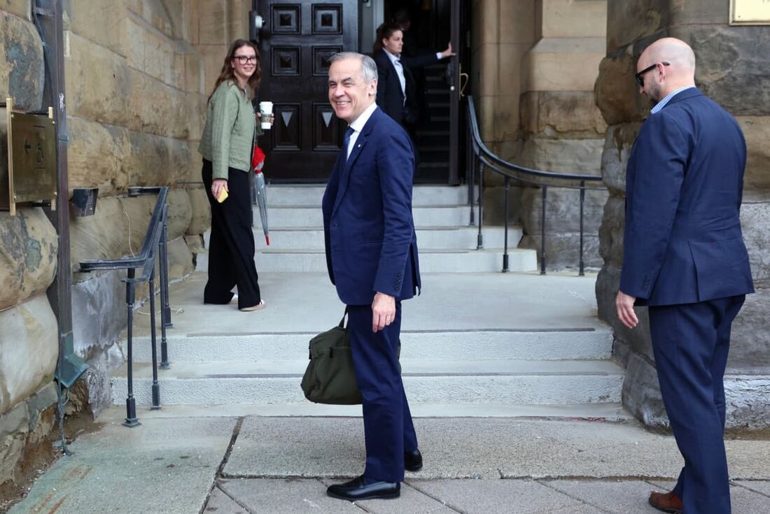 O primeiro-ministro canadense, Mark Carney