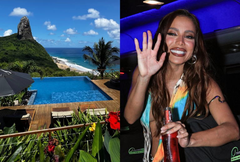 Anitta celebra 32 anos com festa em Noronha