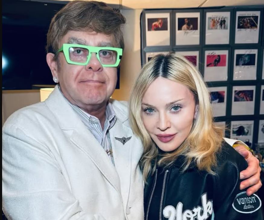 Madonna e Elton John se resolvem após 23 anos brigados
