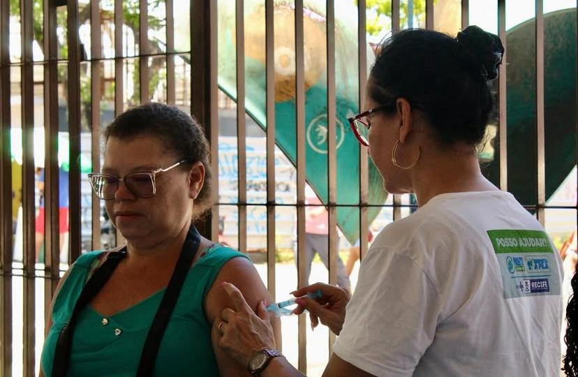 Vacinação contra a gripe no Recife