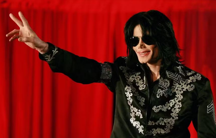 Michael Jackson em uma entrevista coletiva em Londres, em 5 de março de 2009
