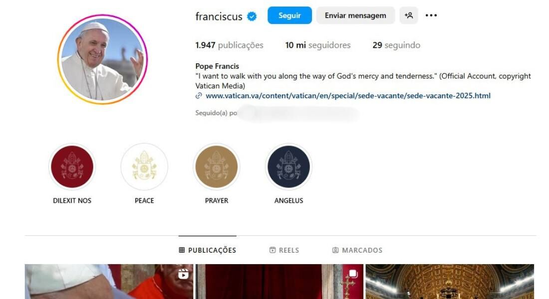 Francisco acumulava mais de 10 milhões de seguidores no Instagram