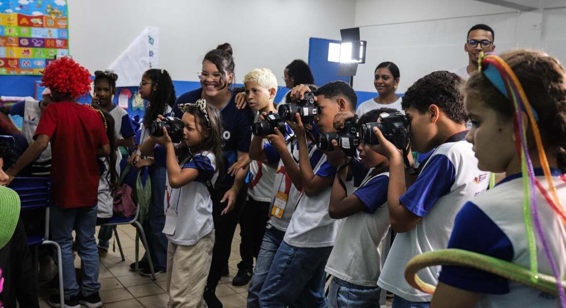 Oficinas realizadas pelo Instituto Brasil Solidário e Palmeirinha Ação Social
