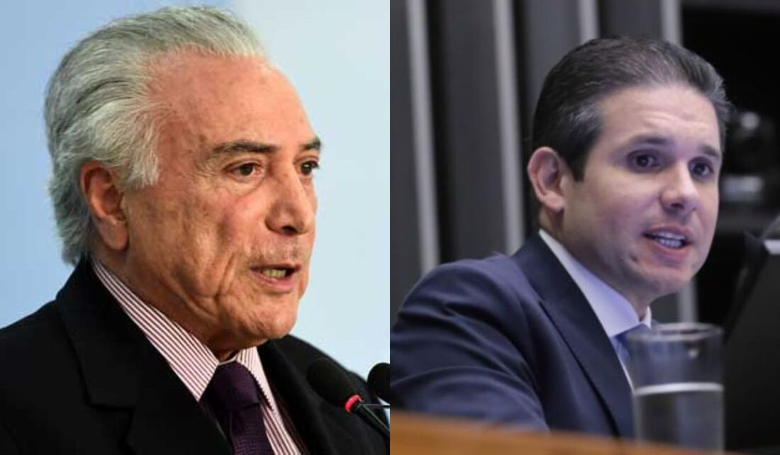 Michel Temer e Hugo Motta