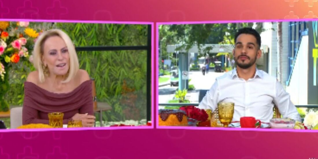 João Gabriel durante o Mais Você no Café com o Eliminado desta quarta (9)