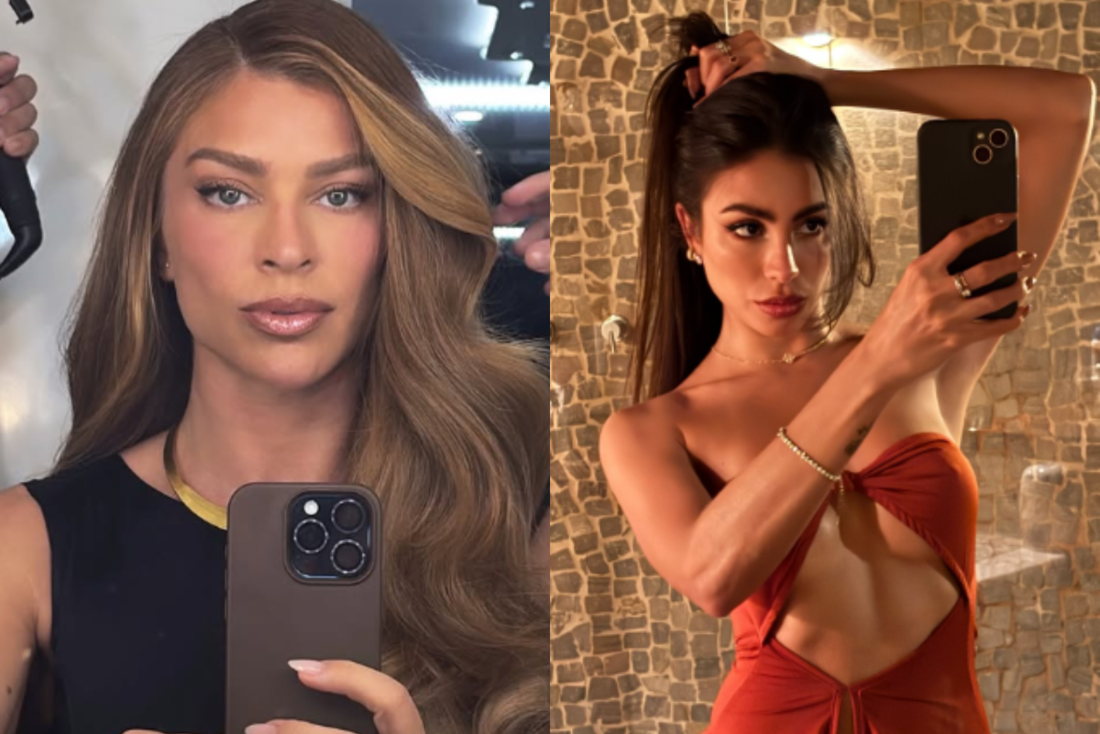 A atriz Grazi Massafera e a dentista Luiza Watson