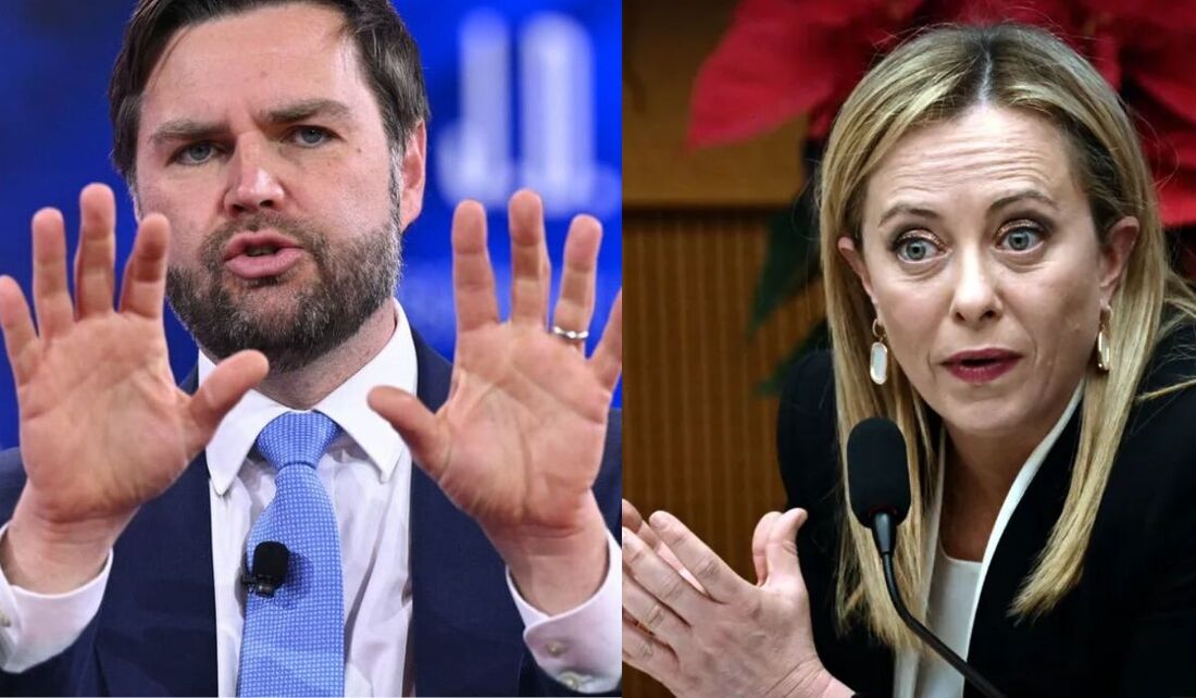 JD Vance e Giorgia Meloni