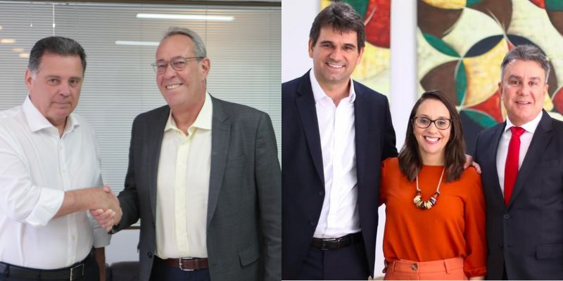 Lideranças do PSDB e Podemos