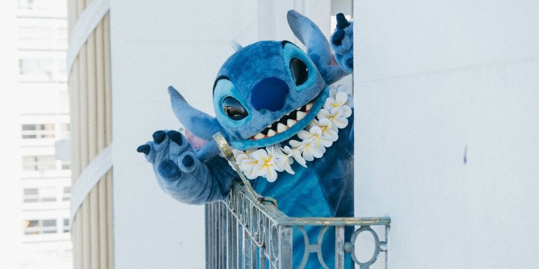 Aparição de Stitch foi feita na sacada do hotel Copacabana Palace
