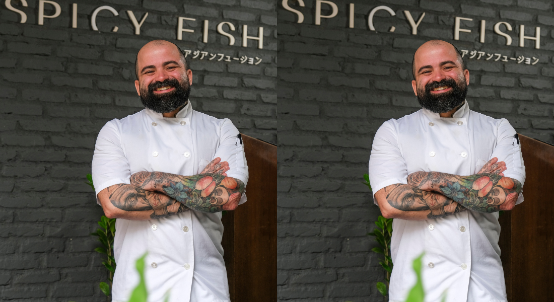 Chef Guilherme Gerard está à frente do Spicy Fish, em Ipanema, Rio de Janeiro