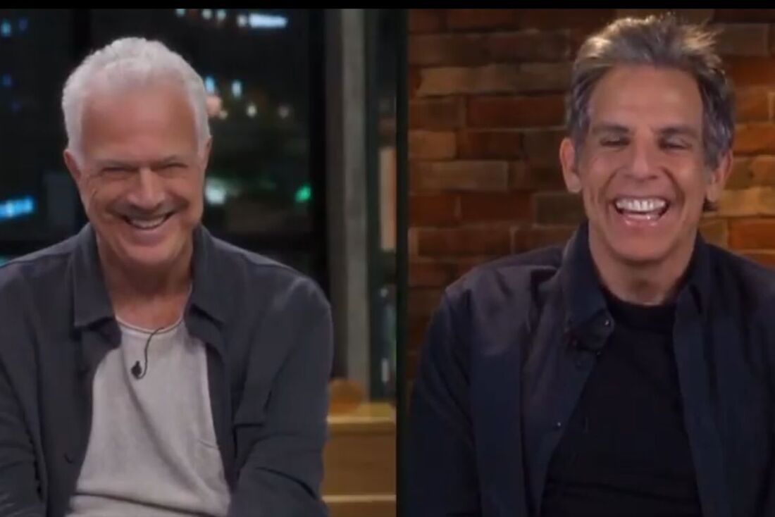 O ator e diretor americano Ben Stiller participou do Conversa com Bial na noite de terça-feira, 29.
