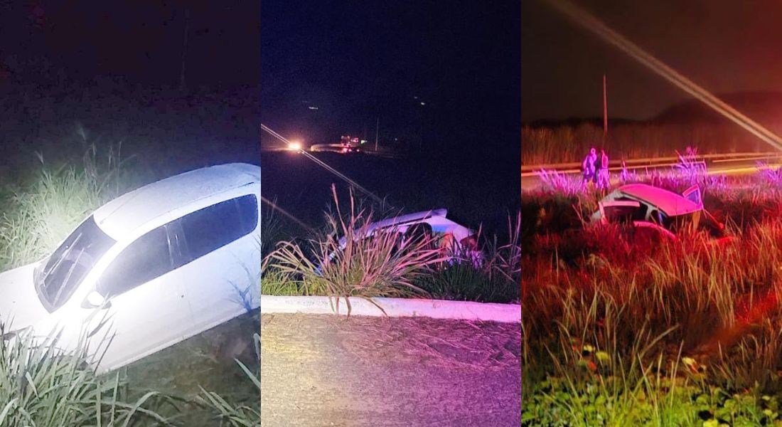 PRF flagrou o momento em que os ocupantes da van se aproveitaram na situação e furtaram o carro de passeio