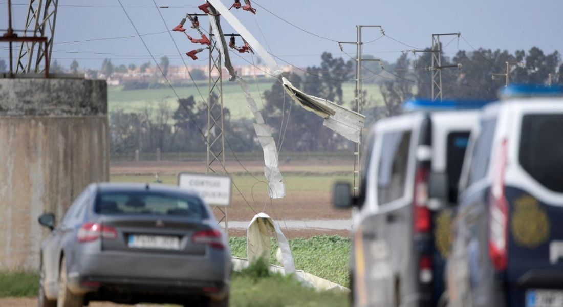 Vendaval causou danos e feriu três pessoas na Espanha