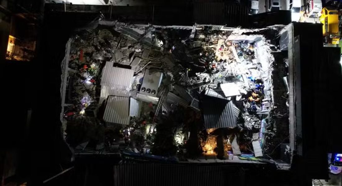 Teto da boate Jet Set, na República Dominica, desaba