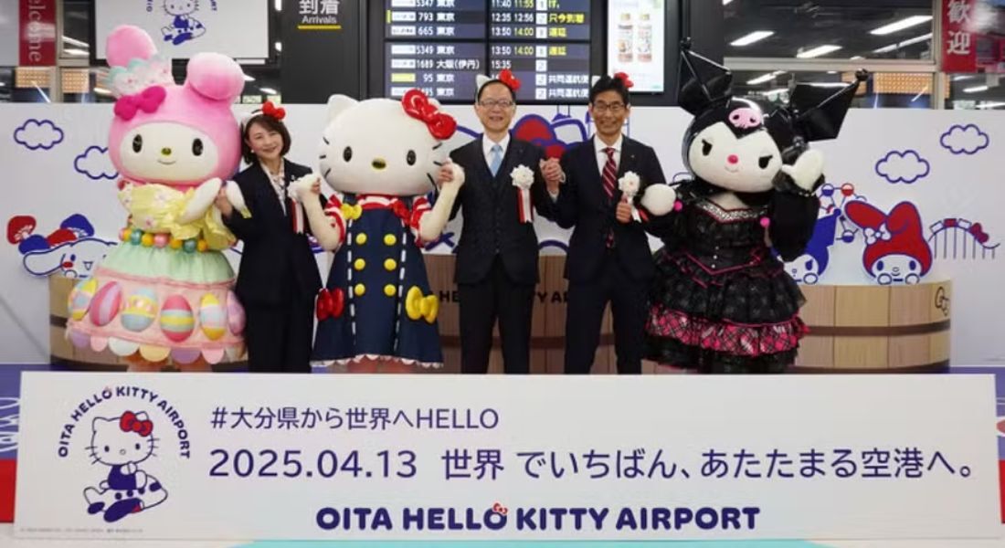 Inauguração do Oita Hello Kitty Airport