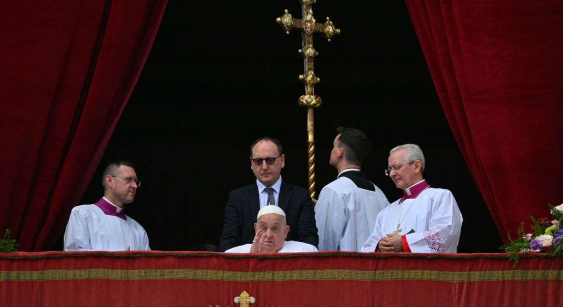 Papa Francisco nesse Domingo de Páscoa, 20 de abril de 2025, um dia antes do seu falecimento