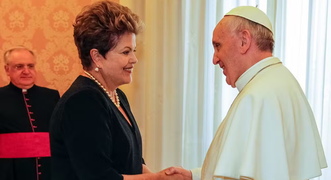 Dilma e o Papa Francisco