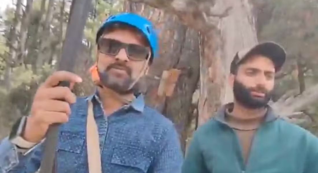 Turista grava início de ataque na Índia que deixou 26 mortos enquanto estava em tirolesa