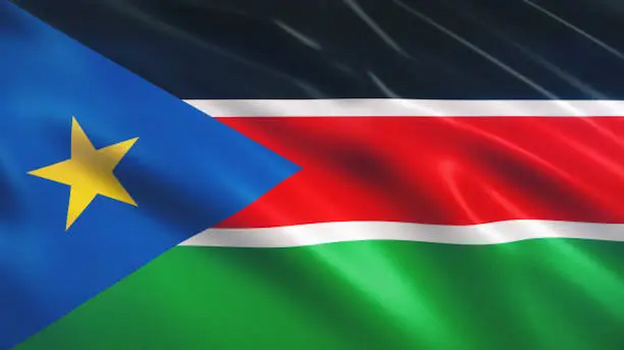 Bandeira do sudão do sul