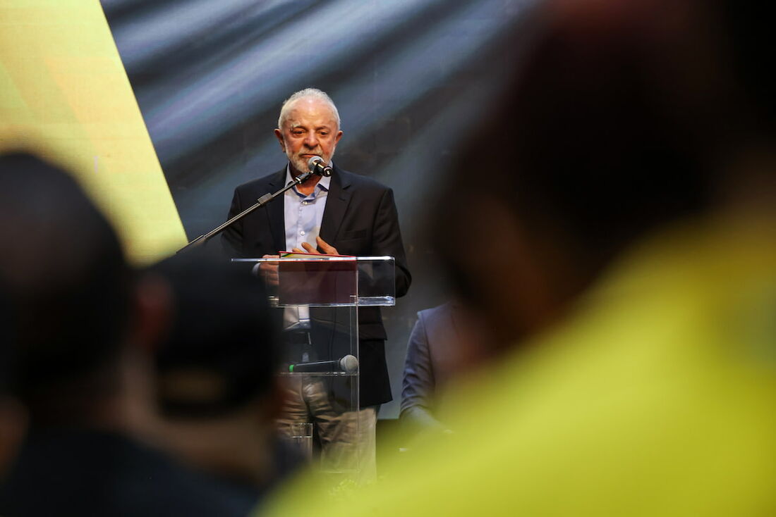 O presidente Luiz Inácio Lula da Silva