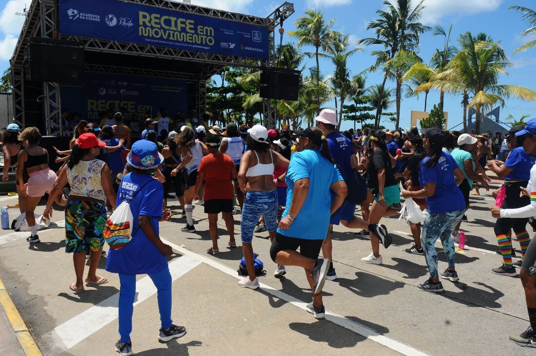 'Recife em Movimento' oferece serviços gratuitos para quem deseja uma vida saudável