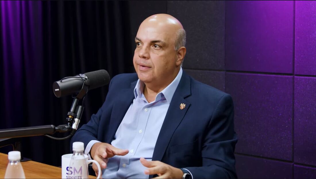 Presidente do Sport, Yuri Romão, durante entrevista ao Sports Market Makers