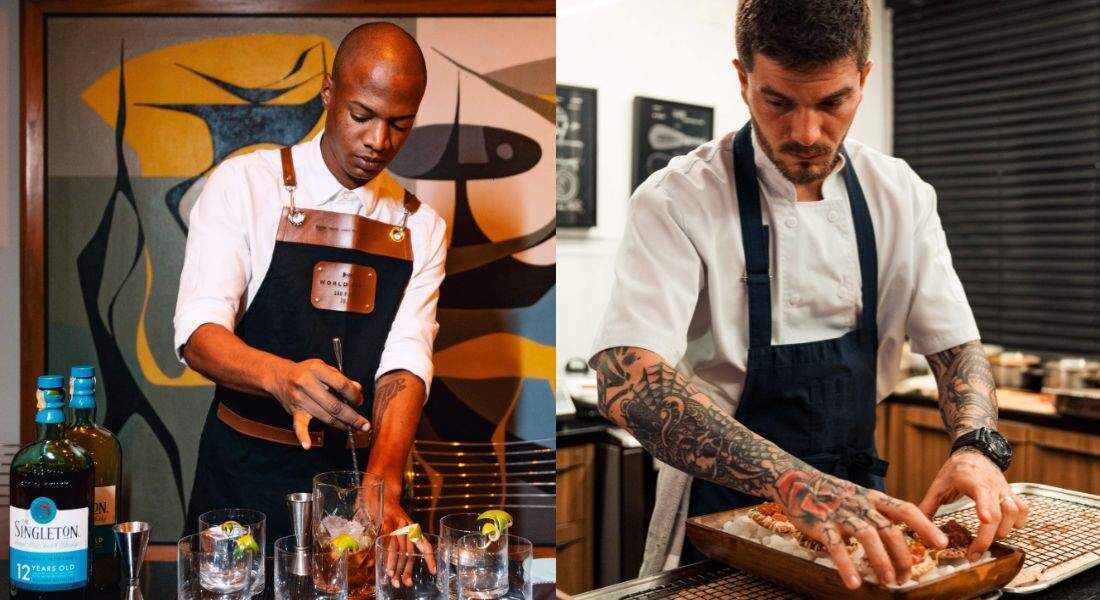 Blue Dinner Experience terá drinques de Lucas Santos e menu de Pedro Godoy