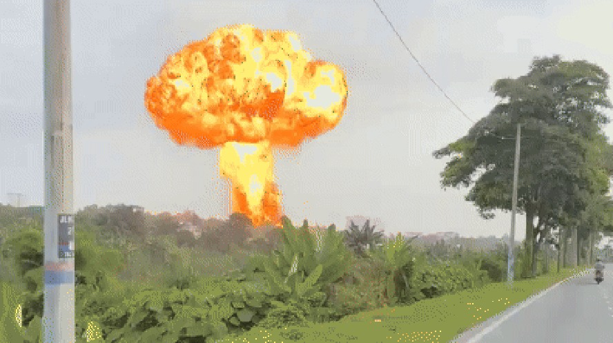 Explosão de gasoduto na Malásia