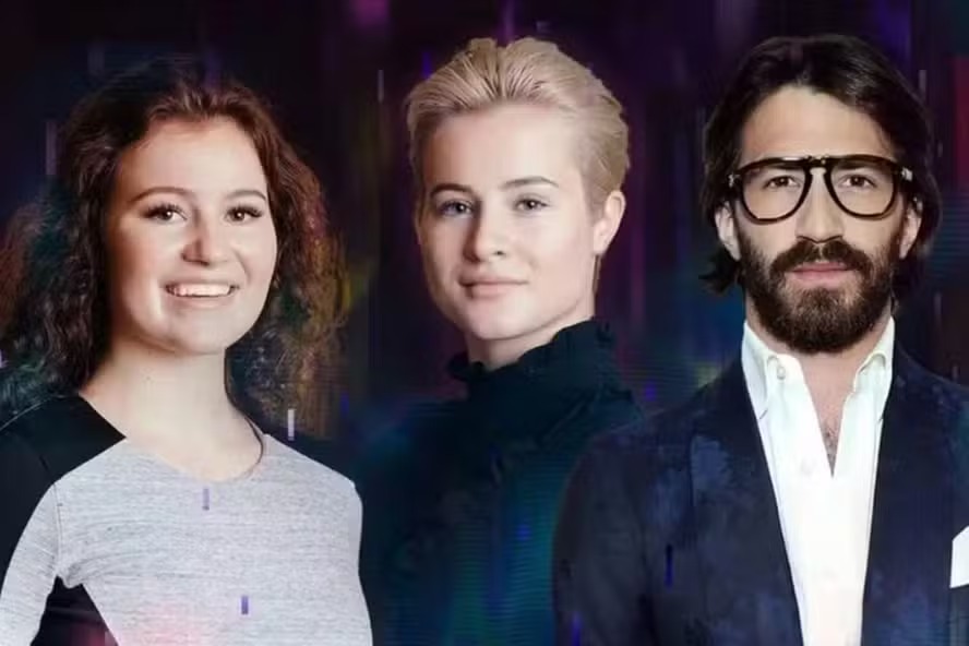 Três dos bilionários mais jovens do mundo: Alexandra Andresen, Katharina Andresen e Leonardo Maria Del Vecchio