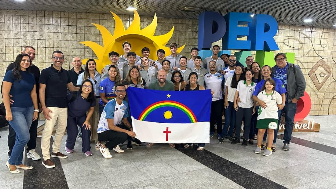 Seleção pernambucana de vôlei masculino sub 16 embarca para Brasília para disputar o CBS