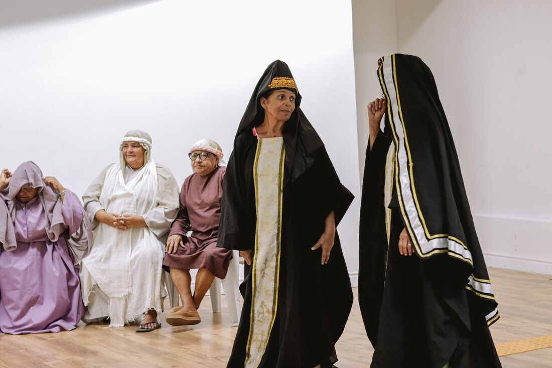 Apresentação da Paixão de Cristo realizada pelo SCFV, no Cabo de Santo Agostinho
