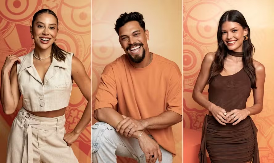 Renata, Vinícius e Vitória Strada no paredão do BBB 25