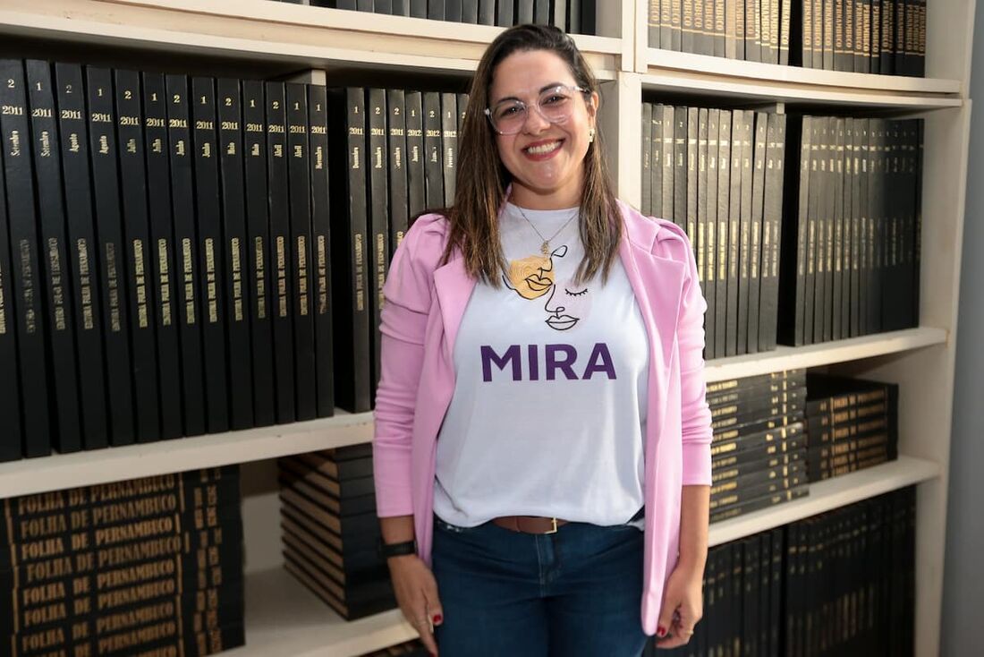 Samia Lacerda, fundadora e gestora da Rede Mira  Mulheres e Identidades Restauradas por Apoio.