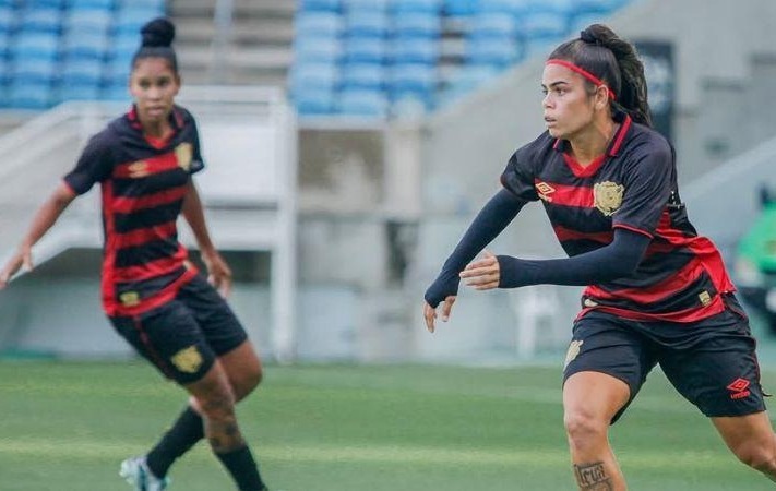 Gessica marcou o gol do Sport contra o Flamengo, na última rodada do Brasileirão Feminino 2025 