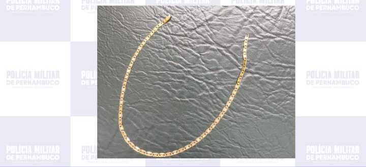 Corrente de ouro roubada no bairro da Madalena, Zona Oeste do Recife