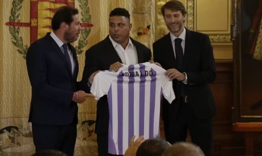 Ronaldo comprou o Valladolid, da Espanha, em 2018 